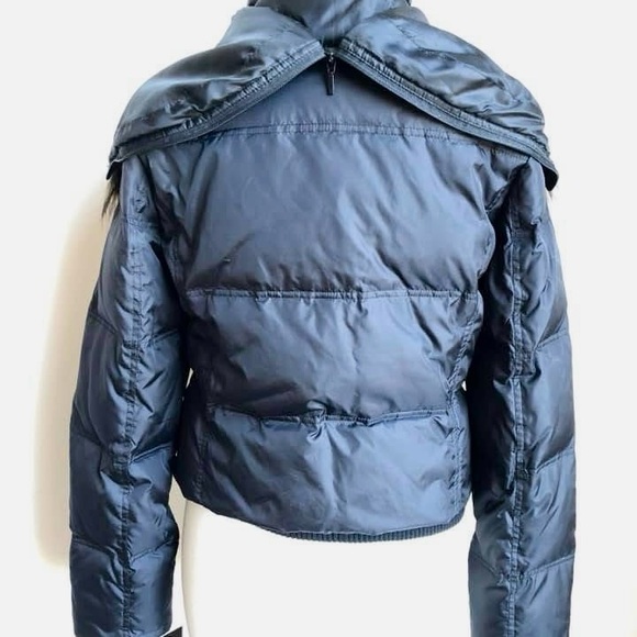 NEW S NINE WEST Quilt Jacket Down Hood - Picture 2 of 16